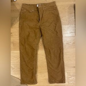 Gap vintage slim high rise corduroy pants
